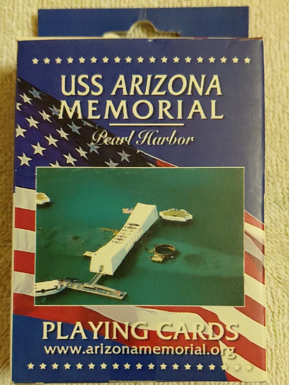 USS Arizona Memorial, Pearl Harbor Commemorative Playing Cards, NIP